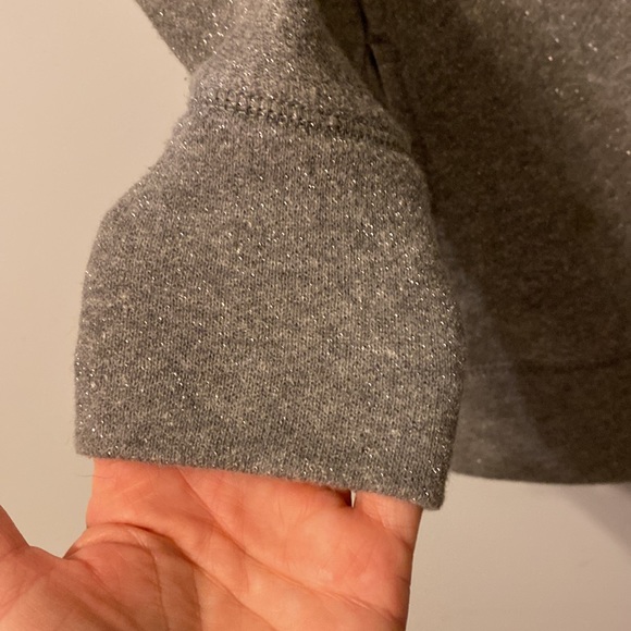 Aerie gray sparkly tunic top - Picture 6 of 12